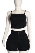 Gold Shoulder Kiss Tank Top
