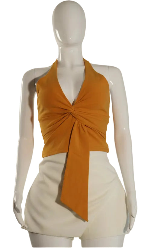 Citrus Muse Halter Top
