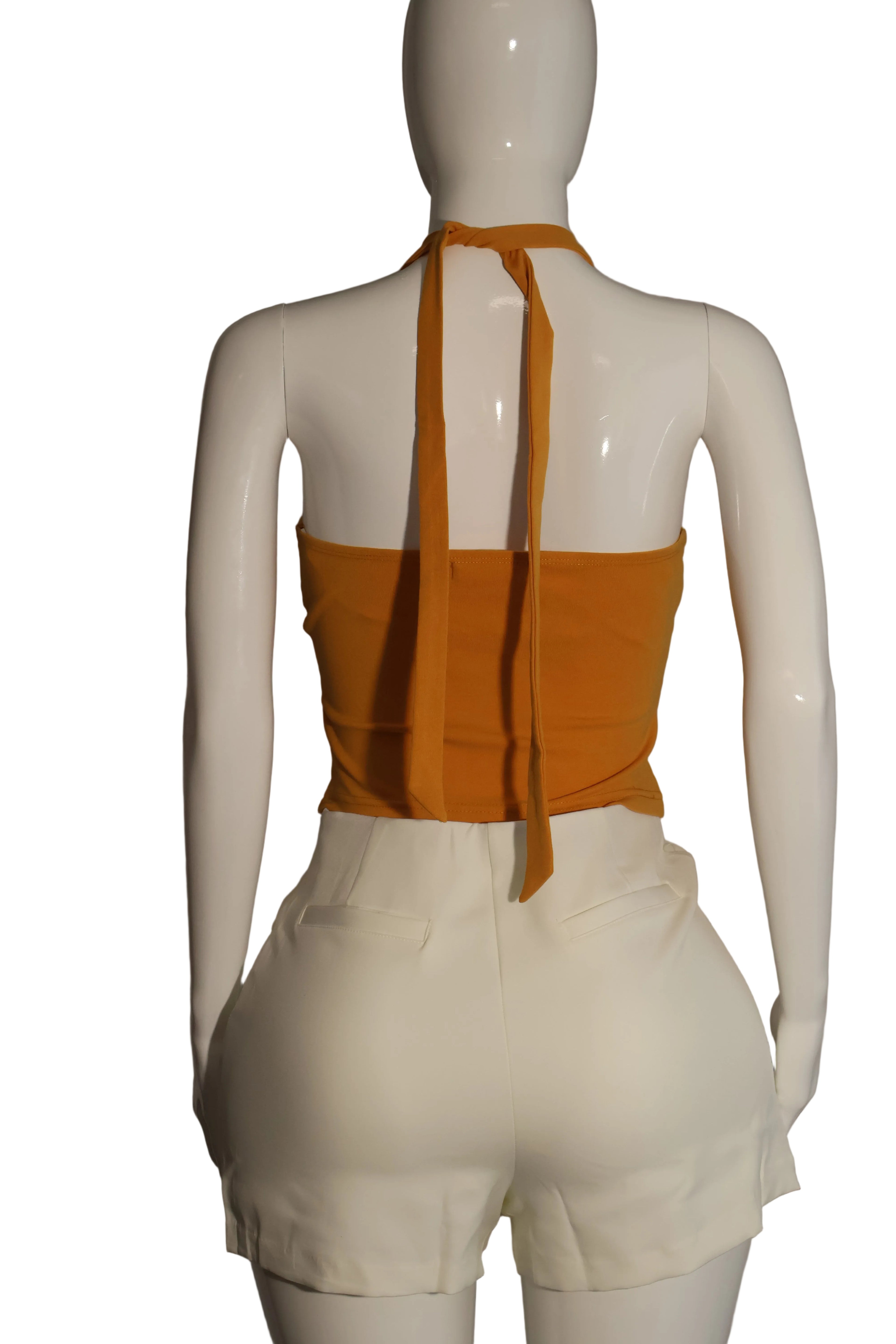 Citrus Muse Halter Top