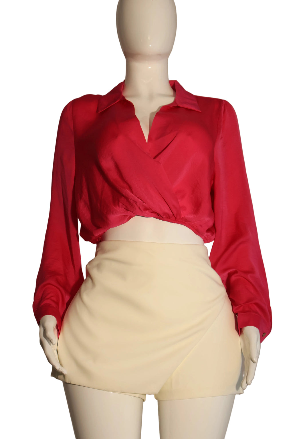 Fuscia Long Sleeve Top