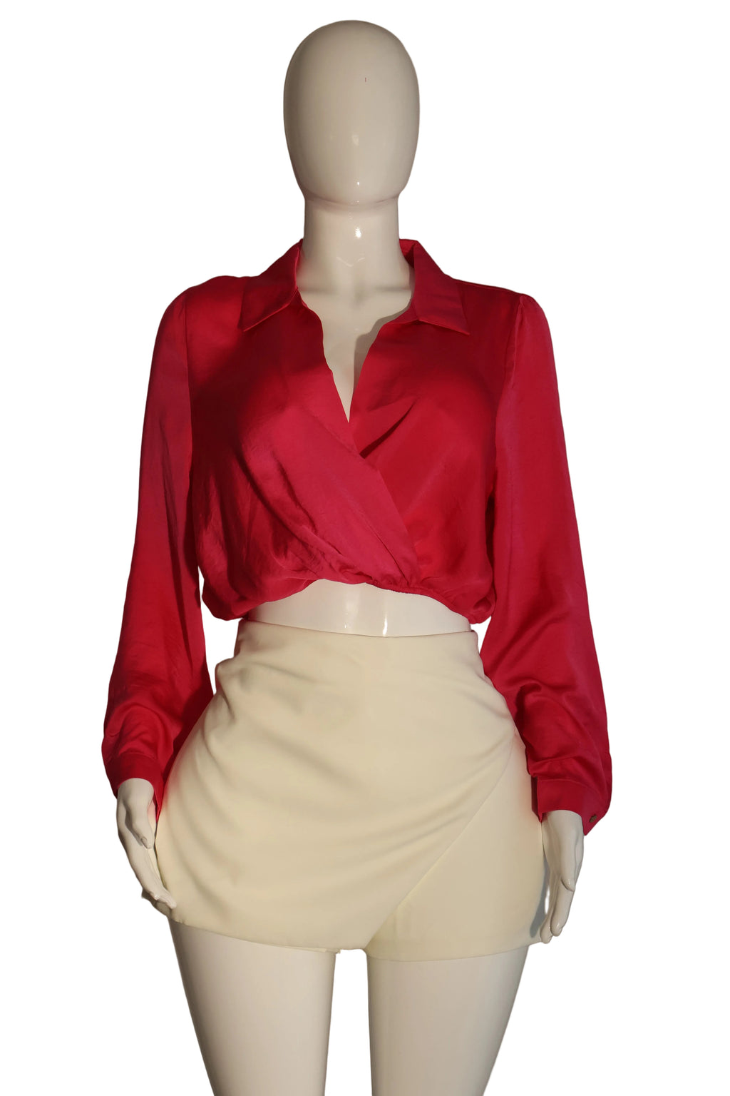 Fuscia Long Sleeve Top