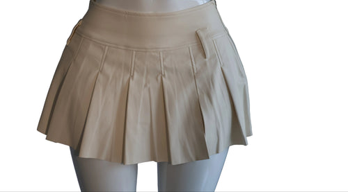 Beige Twirl Skirt