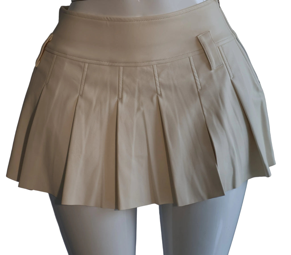 Beige Twirl Skirt