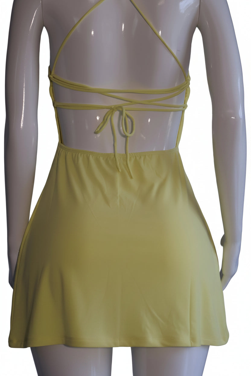 Sunlit Glow Mini Dress