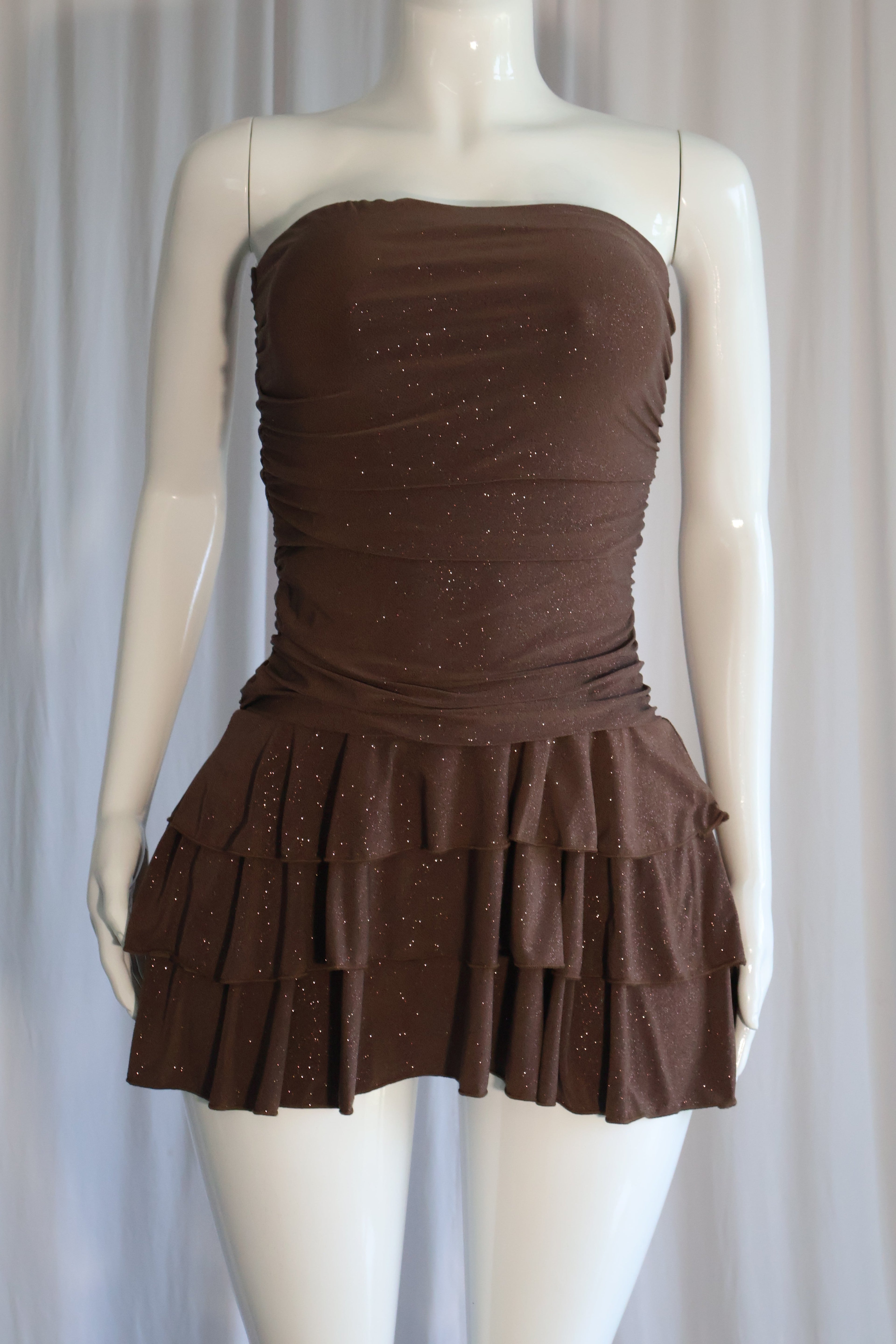 Shimmer Ruffle Dress