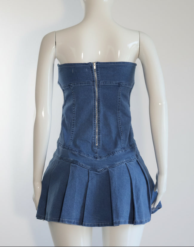 Blue Siren Cutout Dress