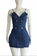 Denim Muse Button Dress