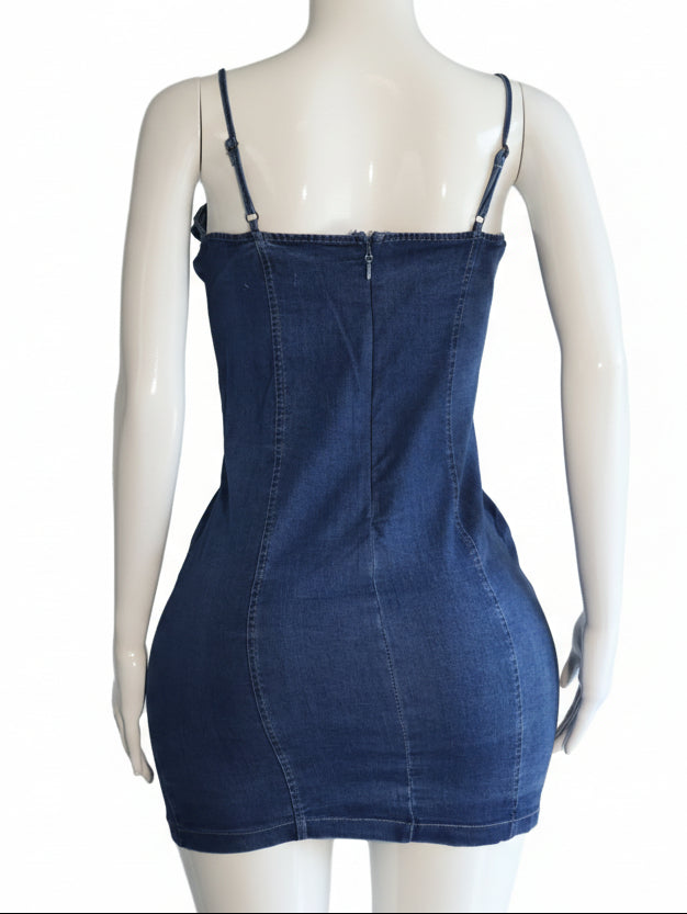 Denim Muse Button Dress