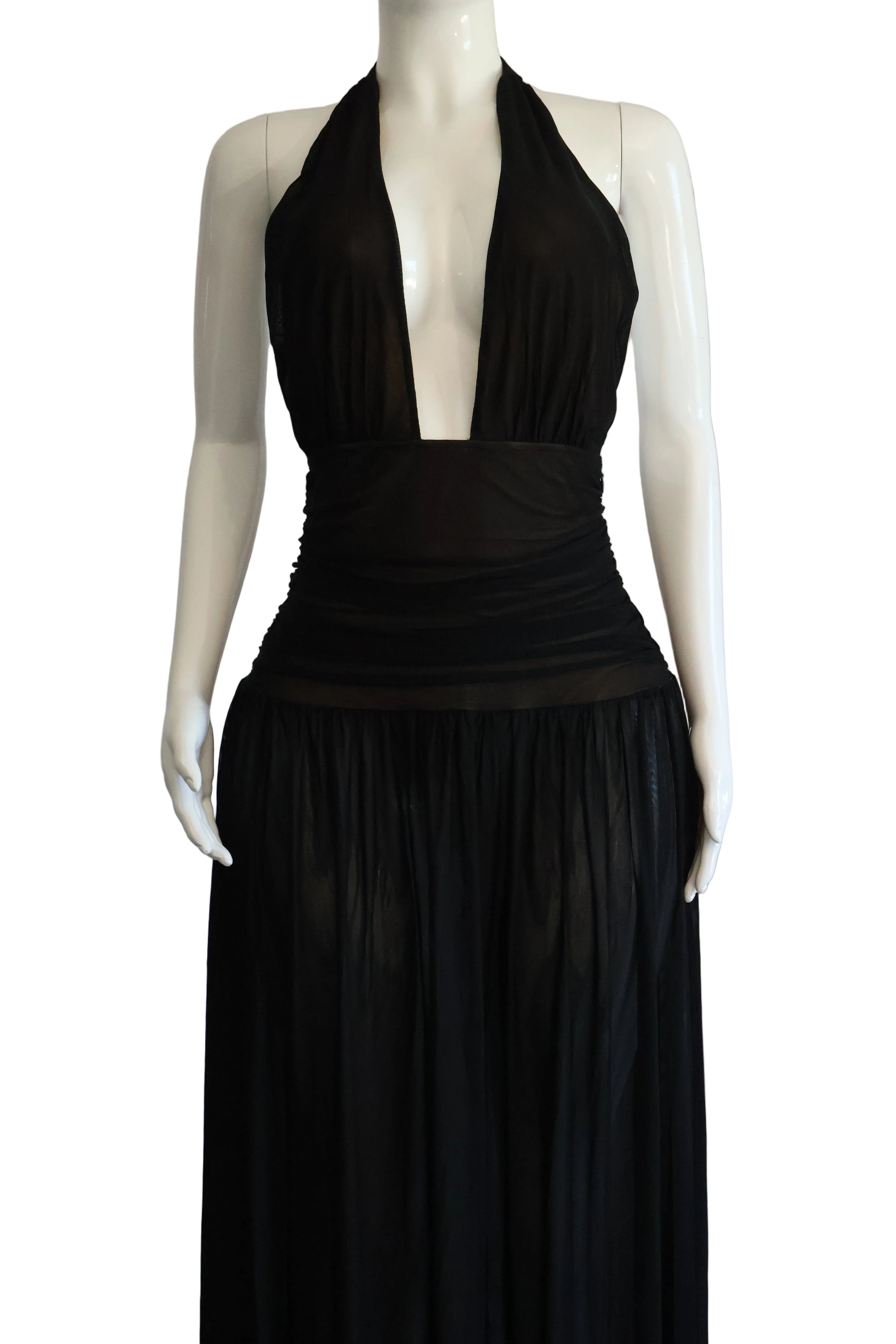 Black Halter Dress