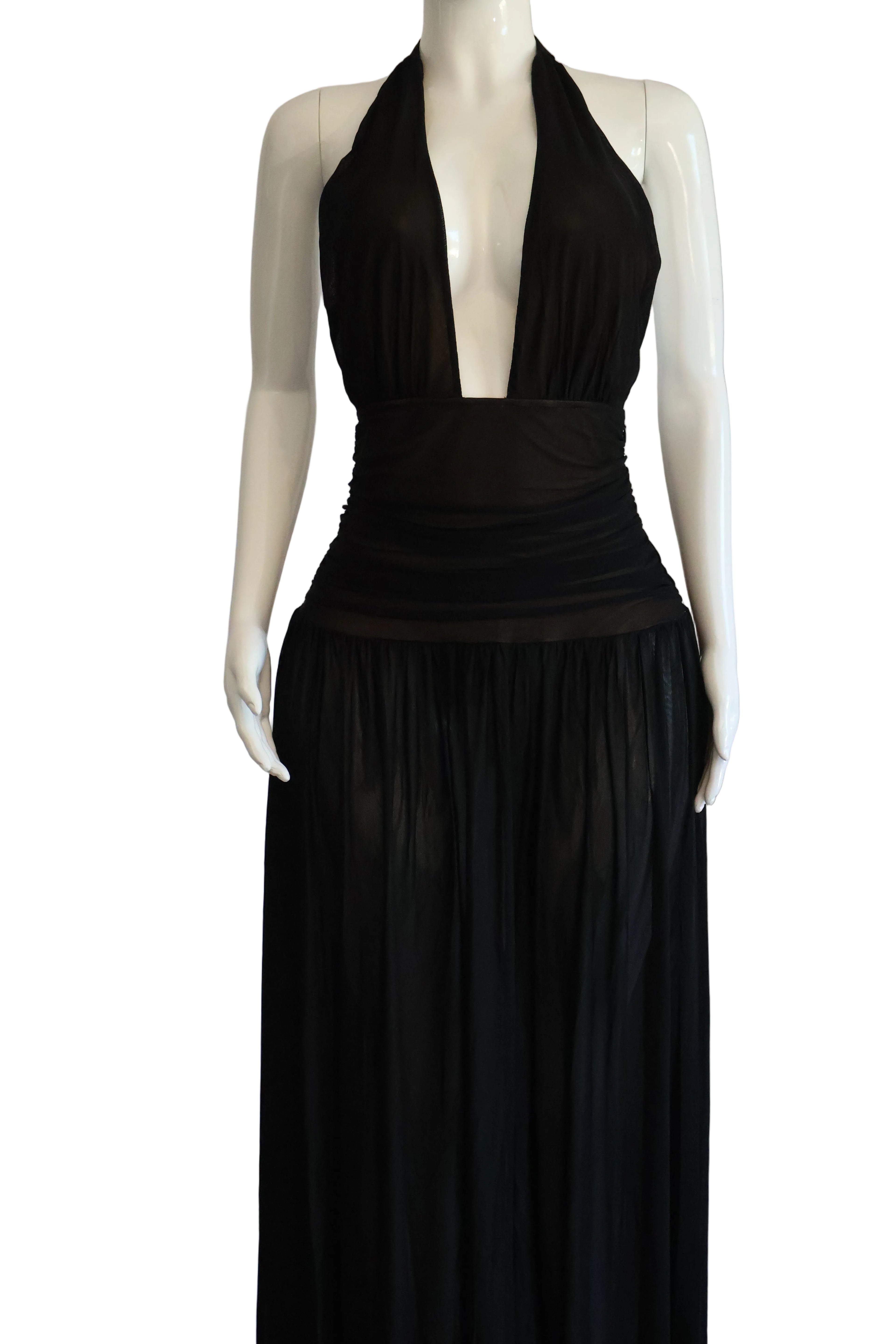 Black Halter Dress