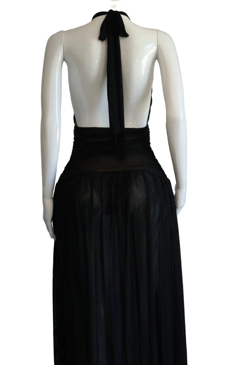 Black Halter Dress