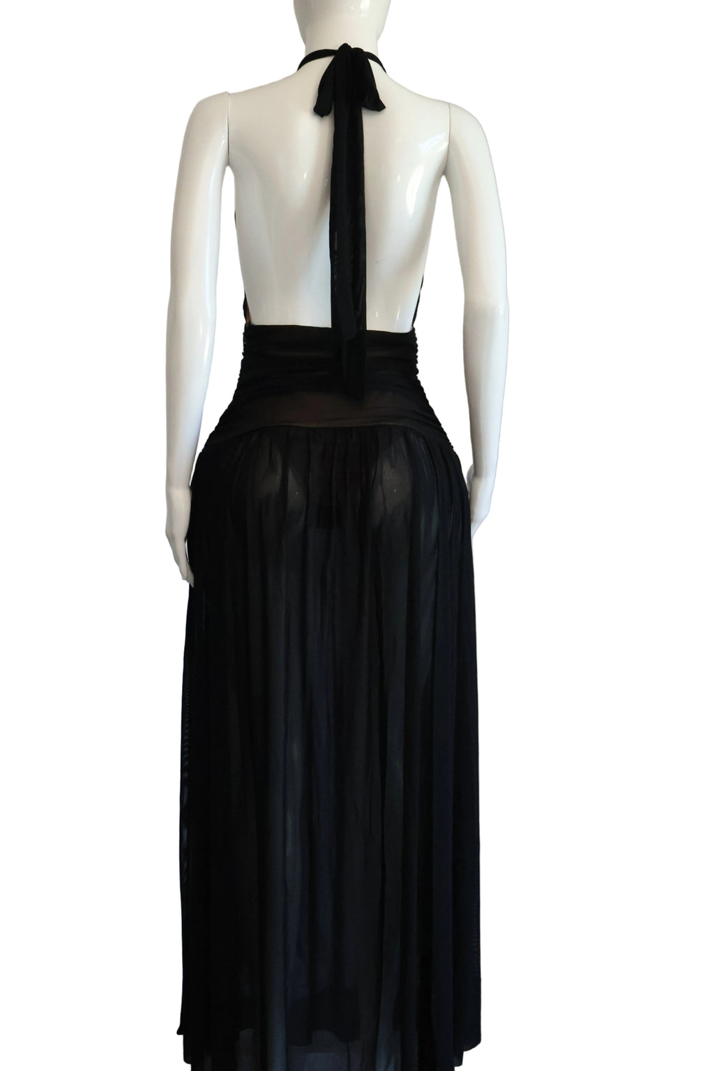 Black Halter Dress