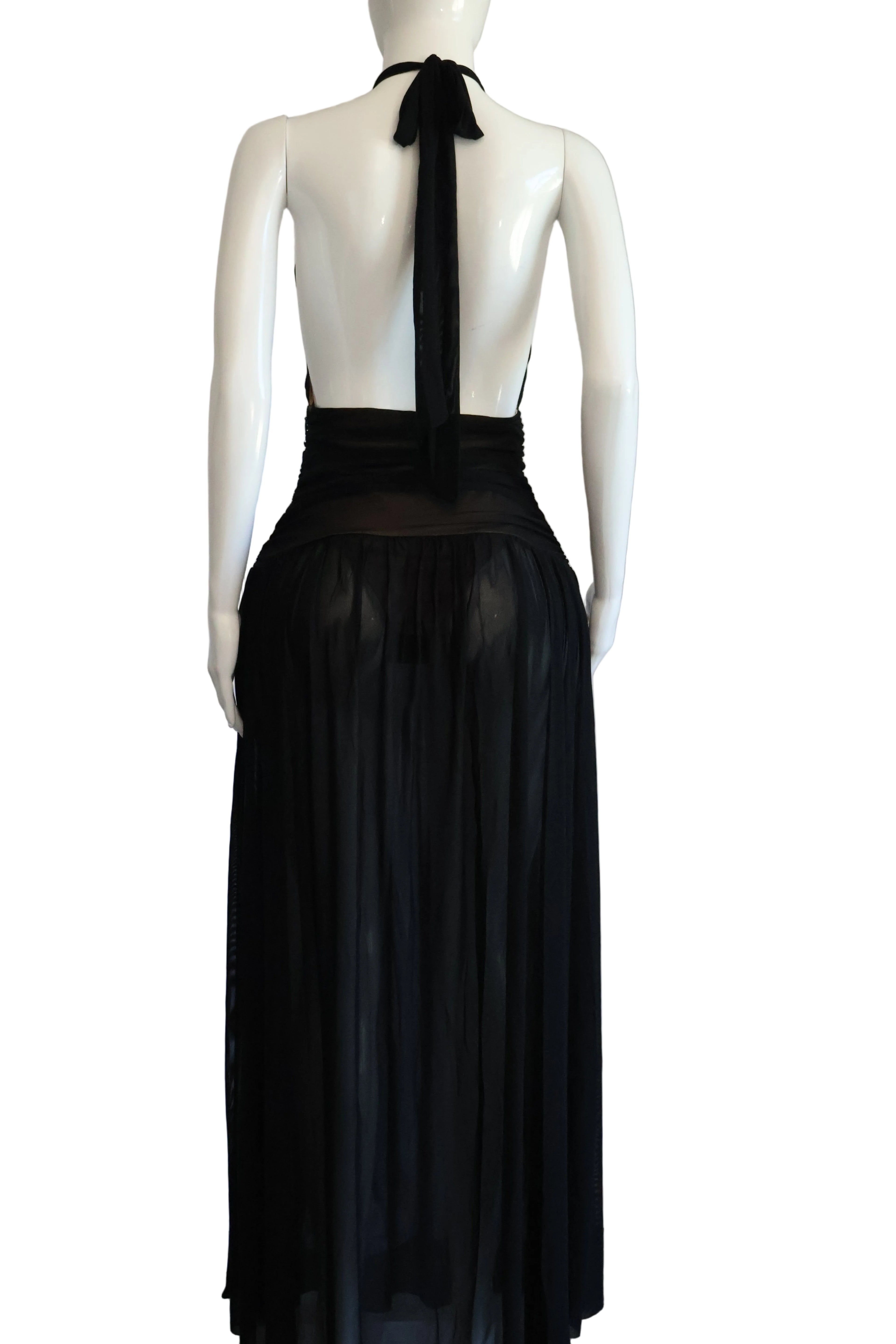 Black Halter Dress